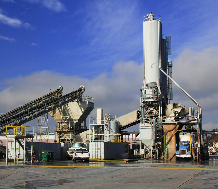 Construction LCA concrete plant